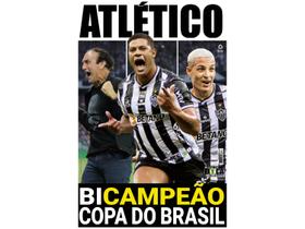 Pôster Show de Bola Magazine Campeão Copa do Brasil 2021 Atlético Mineiro