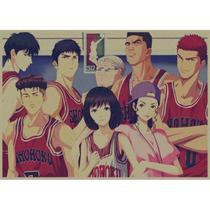 Pôster Slam Dunk Anime Retro Kraft Paper 30x42cm Pôster Slam Dunk Anime Retro Kraft Paper 30x42cm