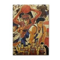 Pôster Slam Dunk Vintage Kraft Paper Anime 51,5x36cm