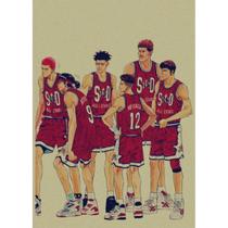 Pôster Slam Dunks Anime Art 30x42cm Papel 150g