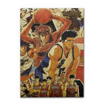 Pôster Slums Dunks Anime Art 51,5x36cm em papel Pôster Slums Dunks Anime Art 51,5x36cm em papel