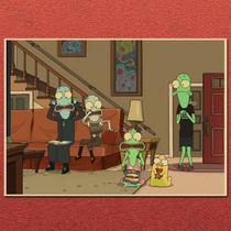 Pôster Solar Opposites Alien Comedy Sci-Fi Animated Art Pôster Solar Opposites Alien Comedy Sci-Fi Animated Art