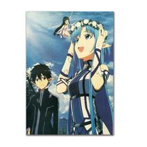 Pôster Sword Art Online Anime Art 51,5x36cm Papel 40g Pôster Sword Art Online Anime Art 51,5x36cm Papel 40g