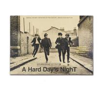 Pôster The Beatles Vintage A Hard Day's Night 51,5x36cm Pôster The Beatles Vintage A Hard Day's Night 51,5x36cm