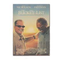 Pôster The Bucket List Movie, papel sem moldura de 51,5 x 36 cm - taiyuanketanmaoyiyouxian Pôster The Bucket List Movie, papel sem moldura de 51,5 x 36 cm - taiyuanketanmaoyiyouxian