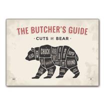 Pôster The Butcher's Guide Impressão artística de anatomia animal 40x60cm