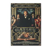 Pôster The Great Gatsby Retro 51,5x36cm para decoração de casa Pôster The Great Gatsby Retro 51,5x36cm para decoração de casa