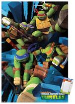 Poster Trends International Nickelodeon Teenage Mutant Ninja Turtles Attack Wall 37,4 x 56,8 cm