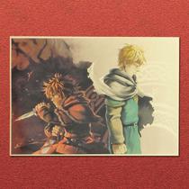 Pôster Vinland Saga Vintage Wall Art 42x30cm para fãs de anime Pôster Vinland Saga Vintage Wall Art 42x30cm para fãs de anime