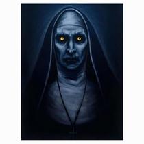 Pôster Vintage de Freira de Horror 41x61 cm Arte de Parede Gótica