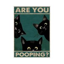 Pôster Vintage Engraçado De Escova De Dentes E Papel Higiênico, Arte De Parede Em Lona Com Tema De