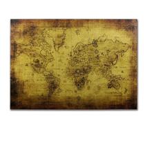 Pôster Vintage World Treasure Map 72x48cm em papel