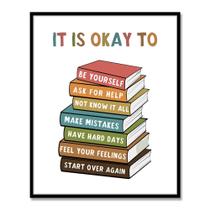 Pôster WCDHOR É normal sentir a decoração da sala de aula 28x36cm