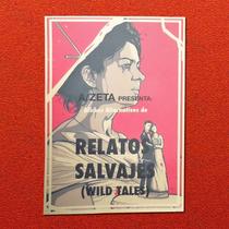 Pôster Wild Tales Vintage em papel Kraft em ferro 20x30cm Pôster Wild Tales Vintage em papel Kraft em ferro 20x30cm