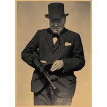 Pôster Winstons Churchills Anime Art 30x42cm Papel 150g