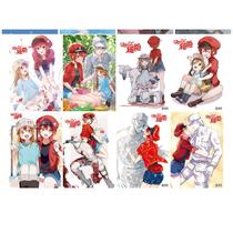 Poster Work Cells Anime Art 42x29 cm, papel, 8 unidades/lote