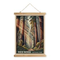 Pôster XIAOAIKA Vintage Redwood National Park Decor