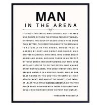 Pôster Yellowbird Arte e Design Homem na Arena 28x36cm Pôster Yellowbird Arte e Design Homem na Arena 28x36cm