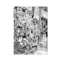 Pôsteres De Lona De Anime De Terror E Thriller De Junji Ito, Arte De Parede Com Estética Sombria,