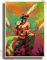 Pôsteres de pintura de parede em tela Anime Chainsaws Mans Denjis