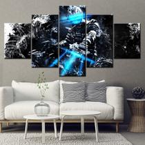 Pôsteres de pintura de parede em tela Dead Spaces Anime 5 Panels