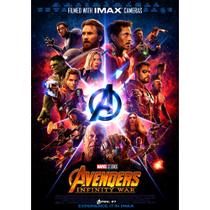 Pôsteres do Filme Avengers Infinity War 12 Artes em MDF 3mm 28X40cm