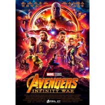 Pôsteres do Filme Avengers Infinity War 12 Artes em MDF 3mm 28X40cm