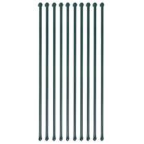Postes de jardim VidaXL Green Metal Heavy-Duty 39,4 cm Conjunto de 10