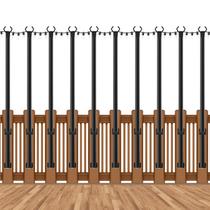 Postes de luz String AHRLHR, pacote de 5 m com 10 para uso externo Postes de luz String AHRLHR, pacote de 5 m com 10 para uso externo