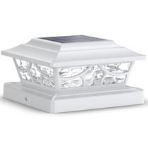 Postes solares laterais em 4 modos: branco quente/frio