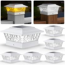 Postes solares SideInlar 12 LED Warm/Cool White, pacote com 6 Postes solares SideInlar 12 LED Warm/Cool White, pacote com 6