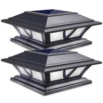 Postes solares SideInlar, 2 modos, branco quente/frio, pacote com 2 Postes solares SideInlar, 2 modos, branco quente/frio, pacote com 2