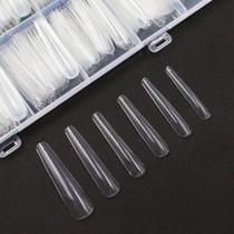 Postiça transparente com 240un extra longa bailarina 67 Postiça transparente com 240un extra longa bailarina 67