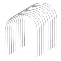 Postigos de croquet de metal FMOACEN, 10 peças, 23x20 cm, galvanizados