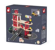 Posto de Bombeiros com Acessórios Brinquedo Janob J04639 Posto de Bombeiros com Acessórios Brinquedo Janob J04639