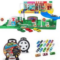 Posto de Gasolina de Brinquedo Splash 20 Carrinhos e Garagem - Lugo Brinquedos