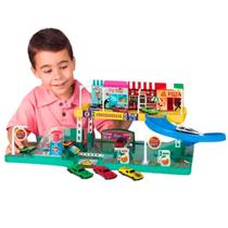 Posto Lava Rápido Splash Center Compativél C/Carro Hotwheels