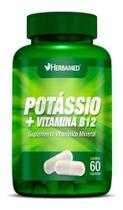 Potassio + Vitamina B12 60 Cps Herbamed Sabor Sem Sabor
