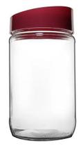 Pote 1 Litro Zestglass Recipiente De Vidro Redondo Liso