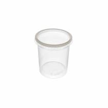 Pote 1000ml com tampa cristal pp- g 312 sf