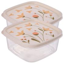 Pote 1,1 Litro Plasútil Fitness Freezer Geladeira Atóxico Plástico Freezer Cozinha Marmita Frutas