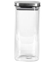 Pote 1,6l Quadrado 10x10x21cm Borosilicato