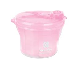Pote 2 em 1 para Armazenar leite milk Powder Pink KikkaBoo