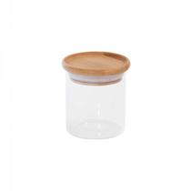 Pote 200ml de Vidro Empilhável com Tampa de Bambu - OIKOS Pote 200ml de Vidro Empilhável com Tampa de Bambu - OIKOS