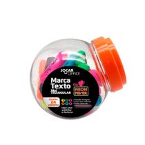 Pote 24 Mini Marca texto Triangular Neon Fever Intenso