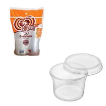 Pote 250ml pp com tampa g310 com 25 unidades - simplific - GALVANOTEK