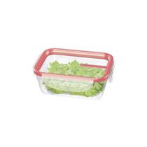 Pote 330ml de Plástico Sanremo com Travas Coral Pote 330ml de Plástico Sanremo com Travas Coral