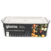 Pote 5 Litros Hermetico Organizador de Geladeira Giotto (Pet) com Cesto Pote 5 Litros Hermetico Organizador de Geladeira Giotto (Pet) com Cesto
