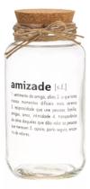 Pote 750ml Hermético Vidro Com Tampa De Rolha Para Armazenar Temperos, Biscoitos Ou Usar Em Projetos De Artesanato