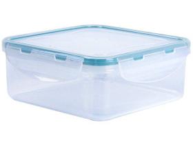 Pote 800ml Hermético de Plástico Transparente Quad - Oikos Pote 800ml Hermético de Plástico Transparente Quad - Oikos